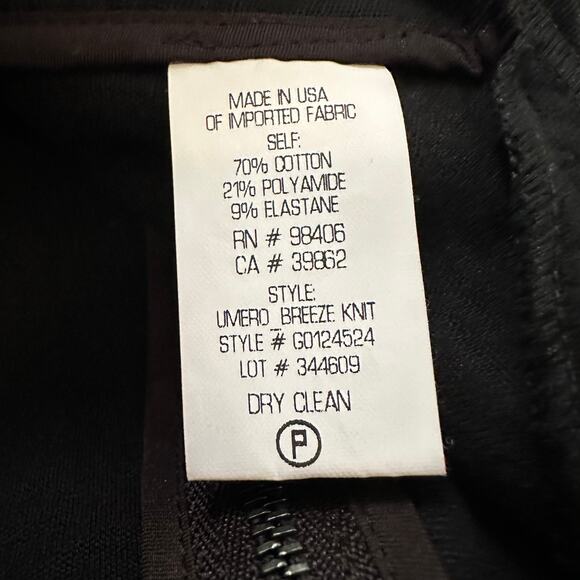 Theory black peplum sleeveless top size M - Picture 8 of 12